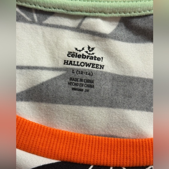 Celebrate Halloween Mummy Glow In the Dark Matching Pajama Set Sz L (12/14) - Picture 8 of 14